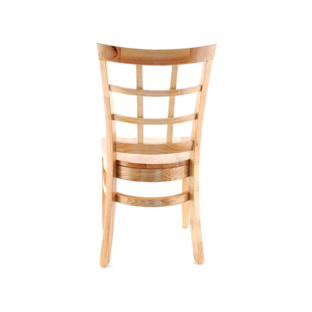 Wood Window-Back Chair