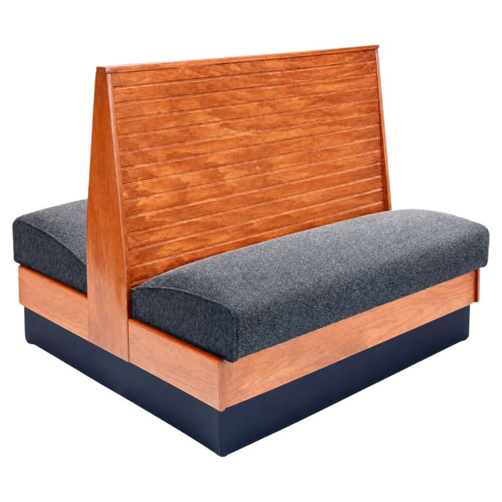 Bead Board Back Wood Booth
