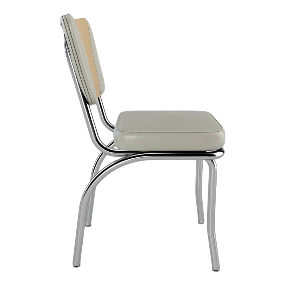Metal American V-Shape Diner Chair