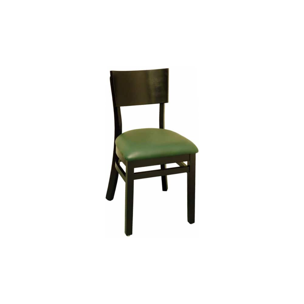Wood Curved Back Chair