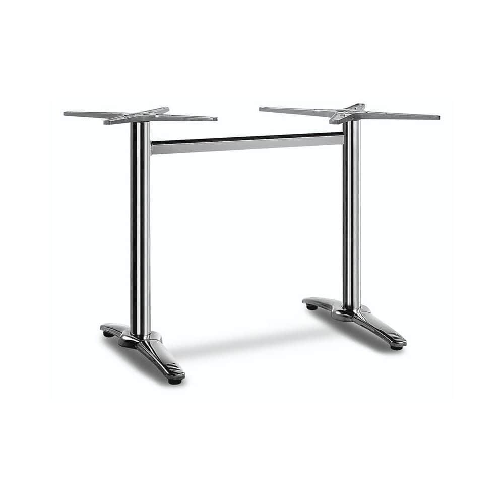 Silver Aluminum Table Base