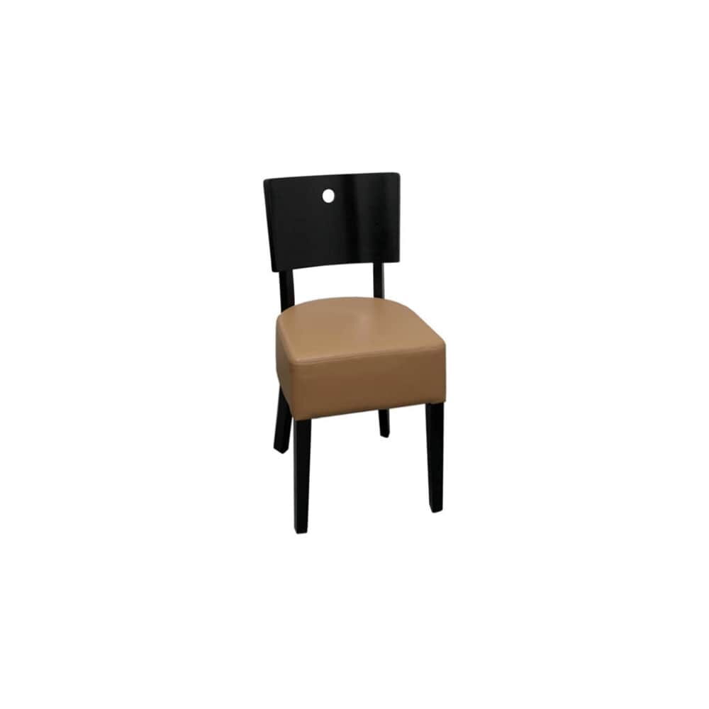 Wood Designer Curved Back Chair