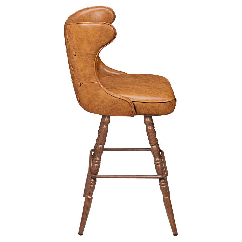 Vintage Frame Darlo Bucket Swivel Bar Stool