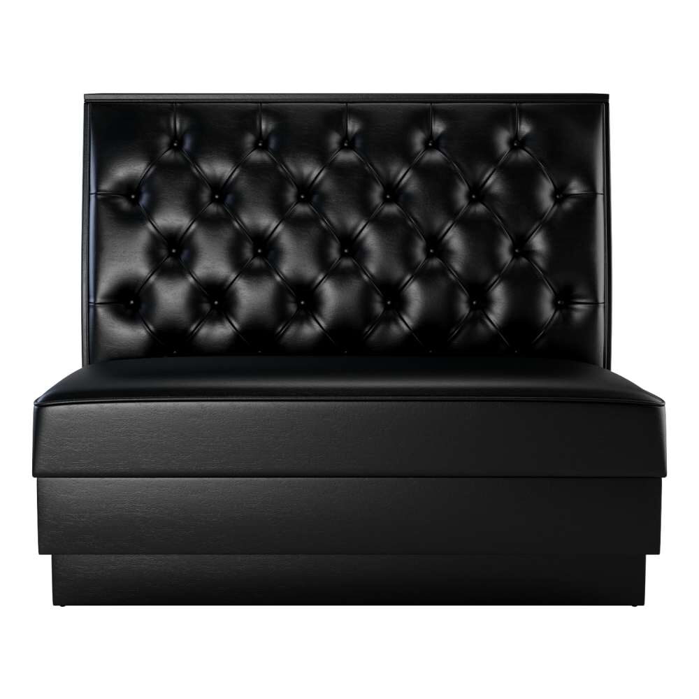 Padded Button-Tufted Back Booth