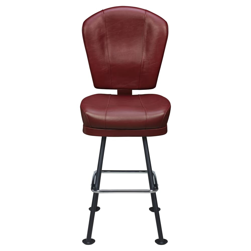 Arched-Oval Frame Lusso 3-Channel Casino Bucket Bar Stool