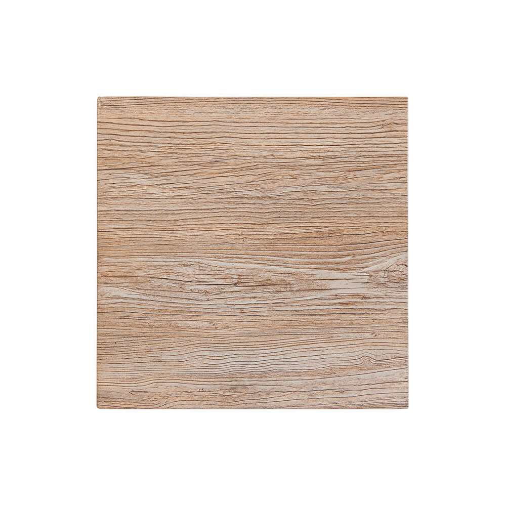 Distressed Natural Finish Outdoor Resin Table Top