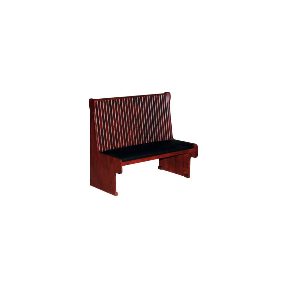 Bead Board Back Wood Bench