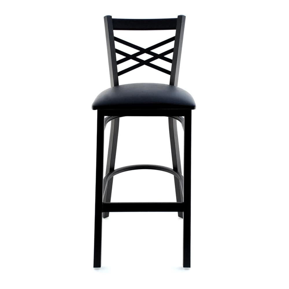 Metal X-Back Bar Stool