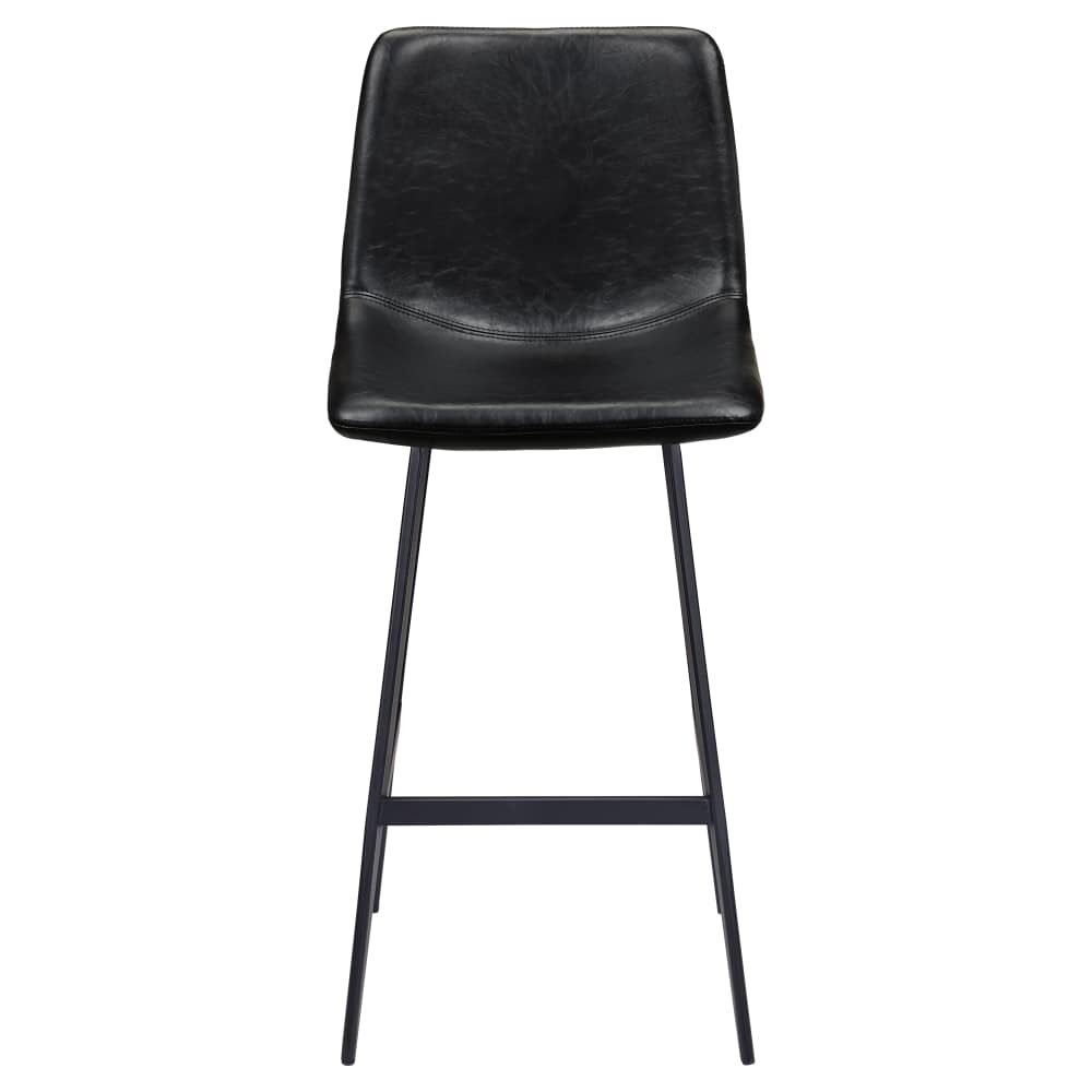 Black Finish Metal Luna Bar Stool