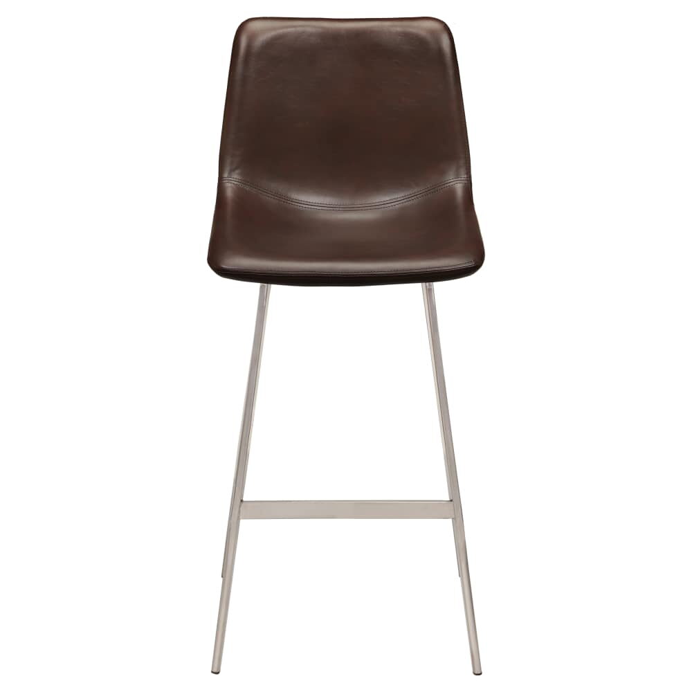 Clear Coat Finish Metal Luna Bar Stool