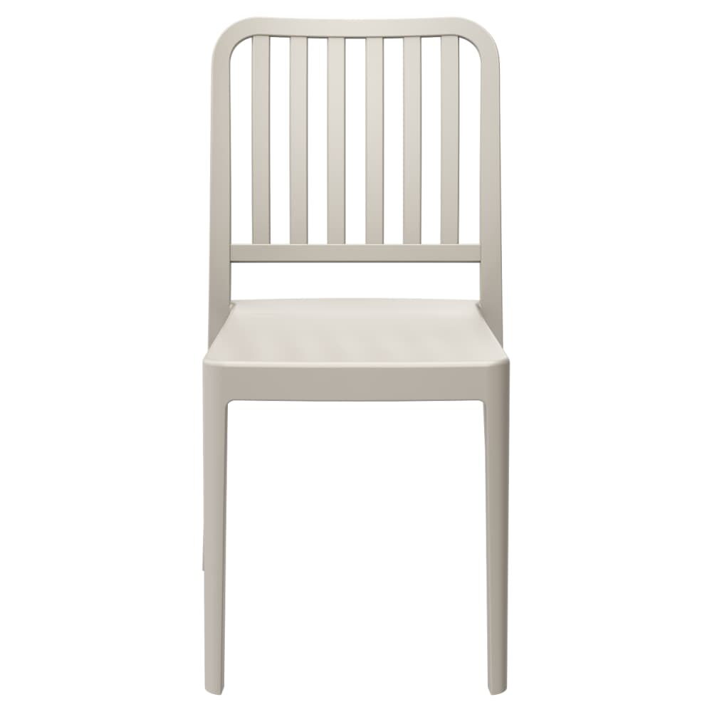 Outdoor Resin Slat-Back Miles Chair