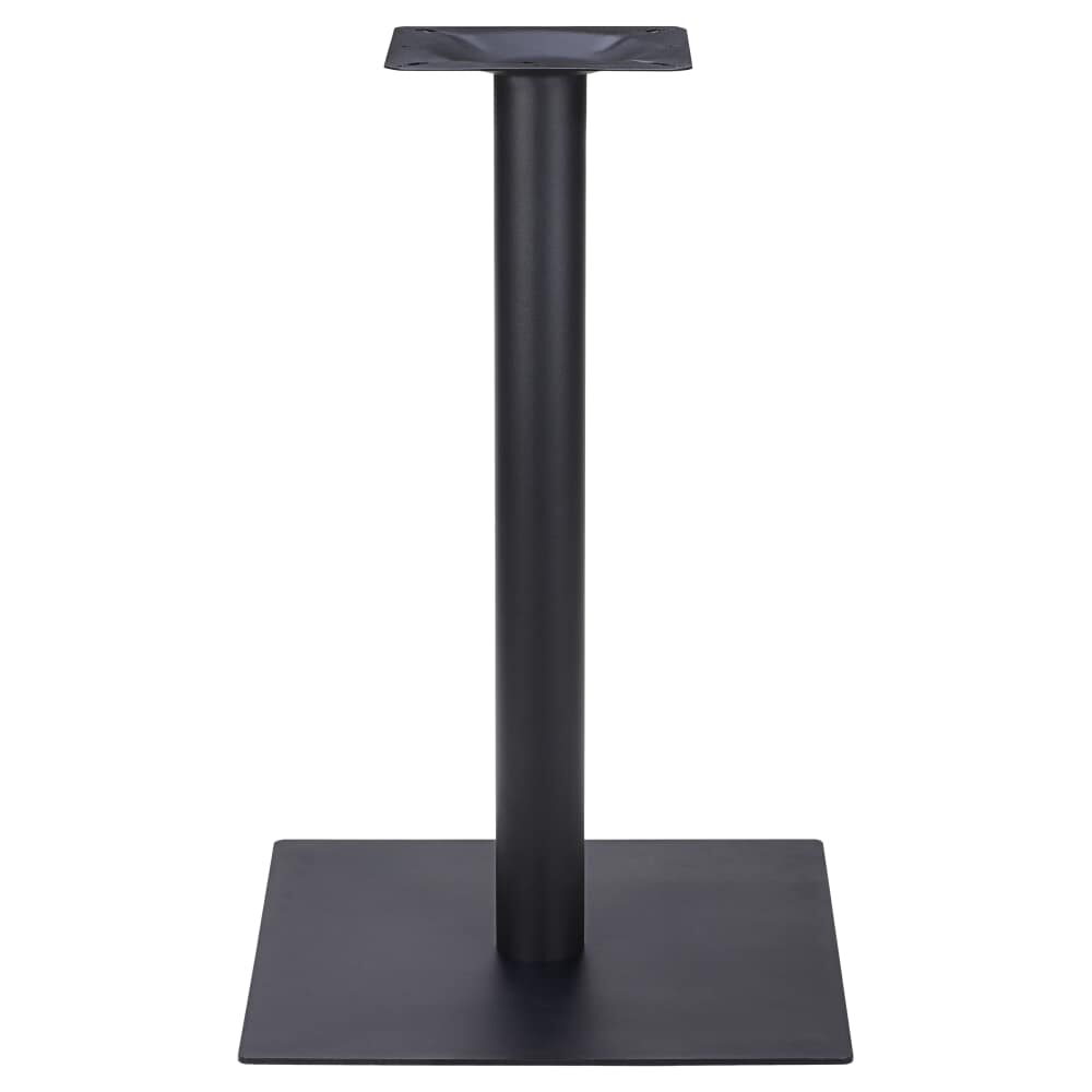 Black Designer Series Square Table Base, Standard Height