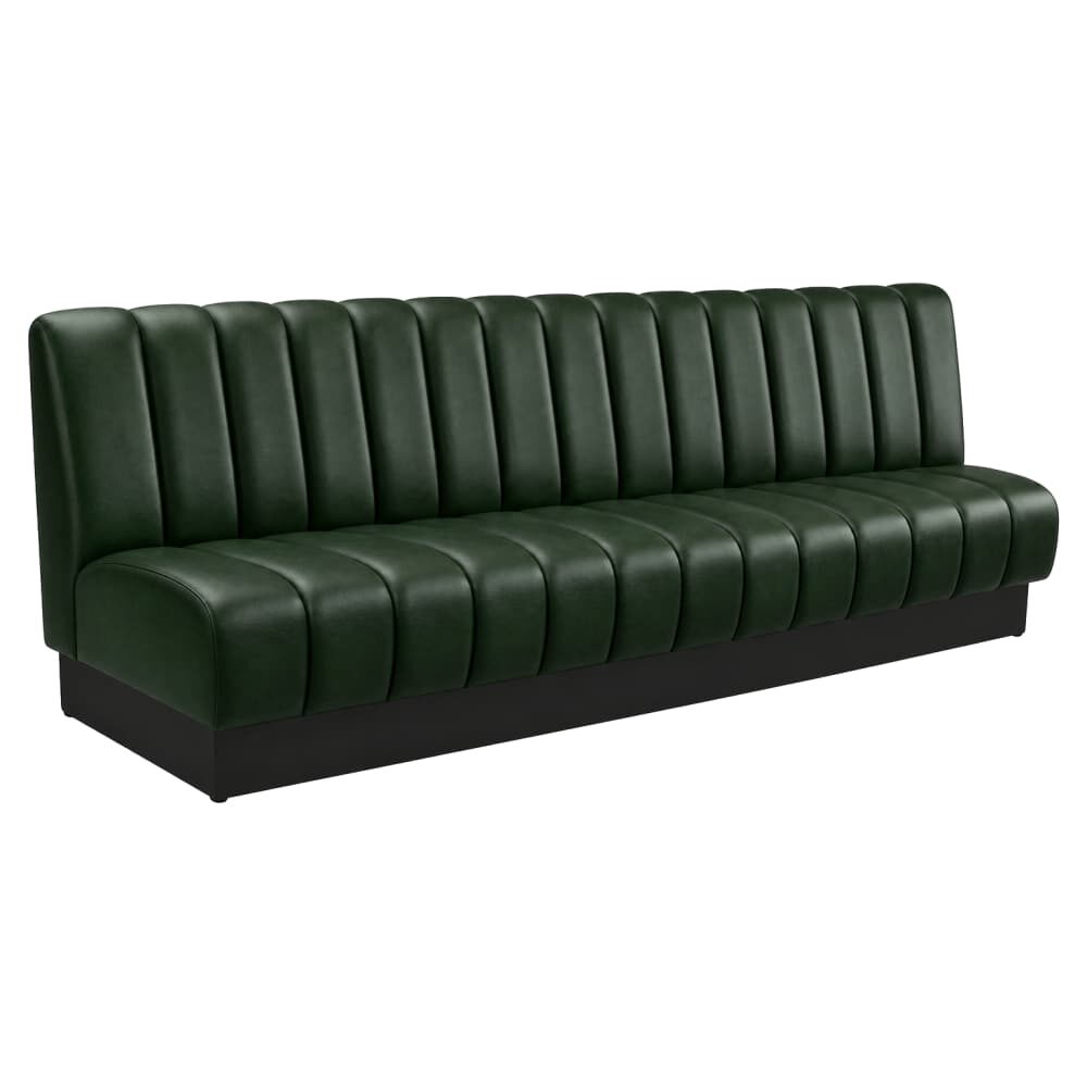 Wall Bench with 6-Channel Pullover Back