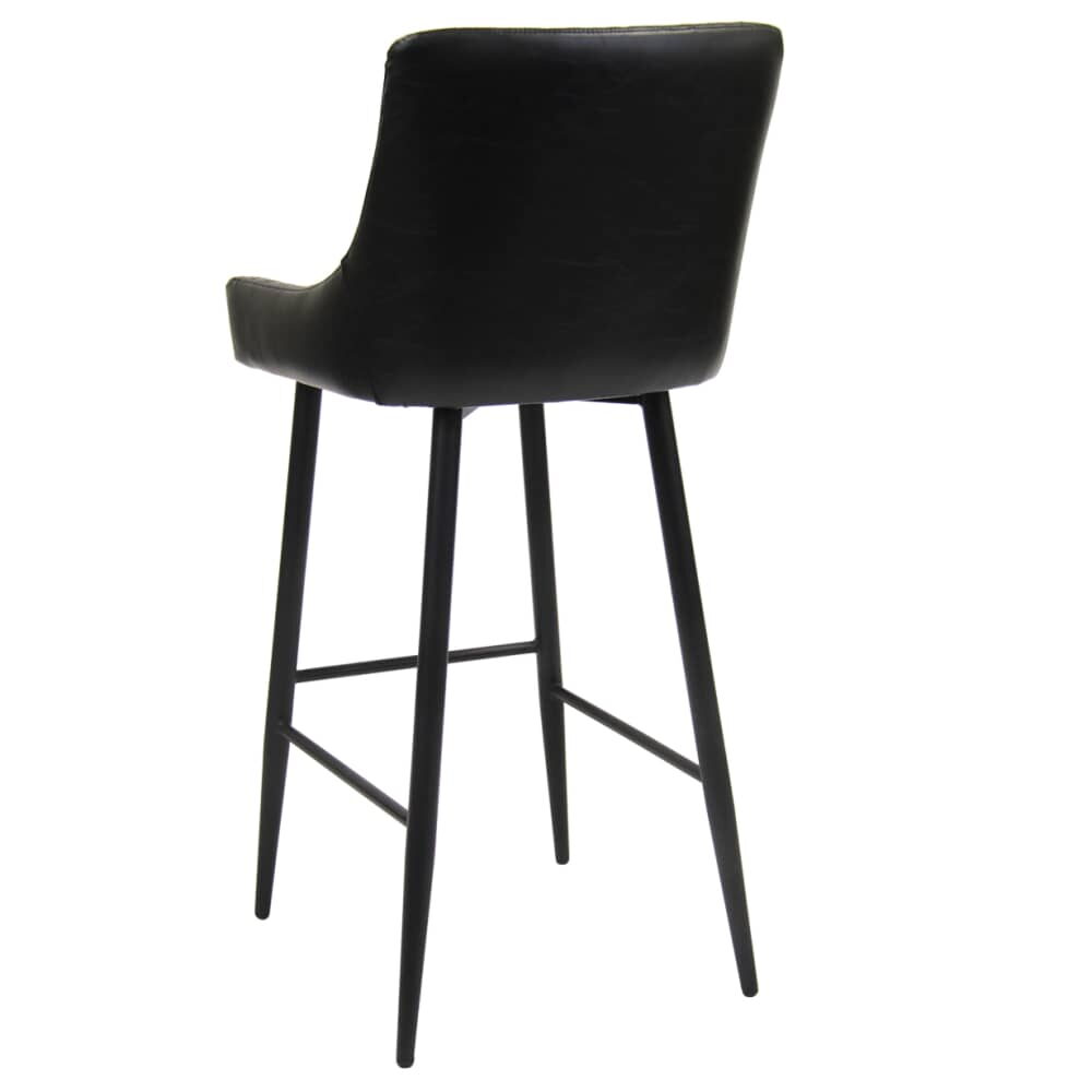 Upholstered Diamond Stitch Maal Bar Stool