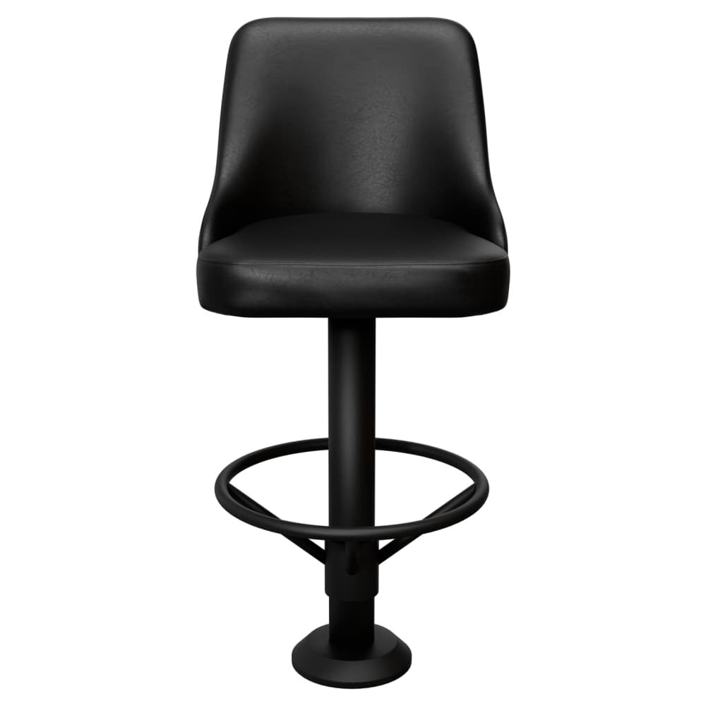 Bolt-Down Bar Stool, Mauro Bucket Swivel