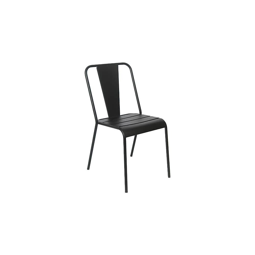Outdoor Black Iron Chair