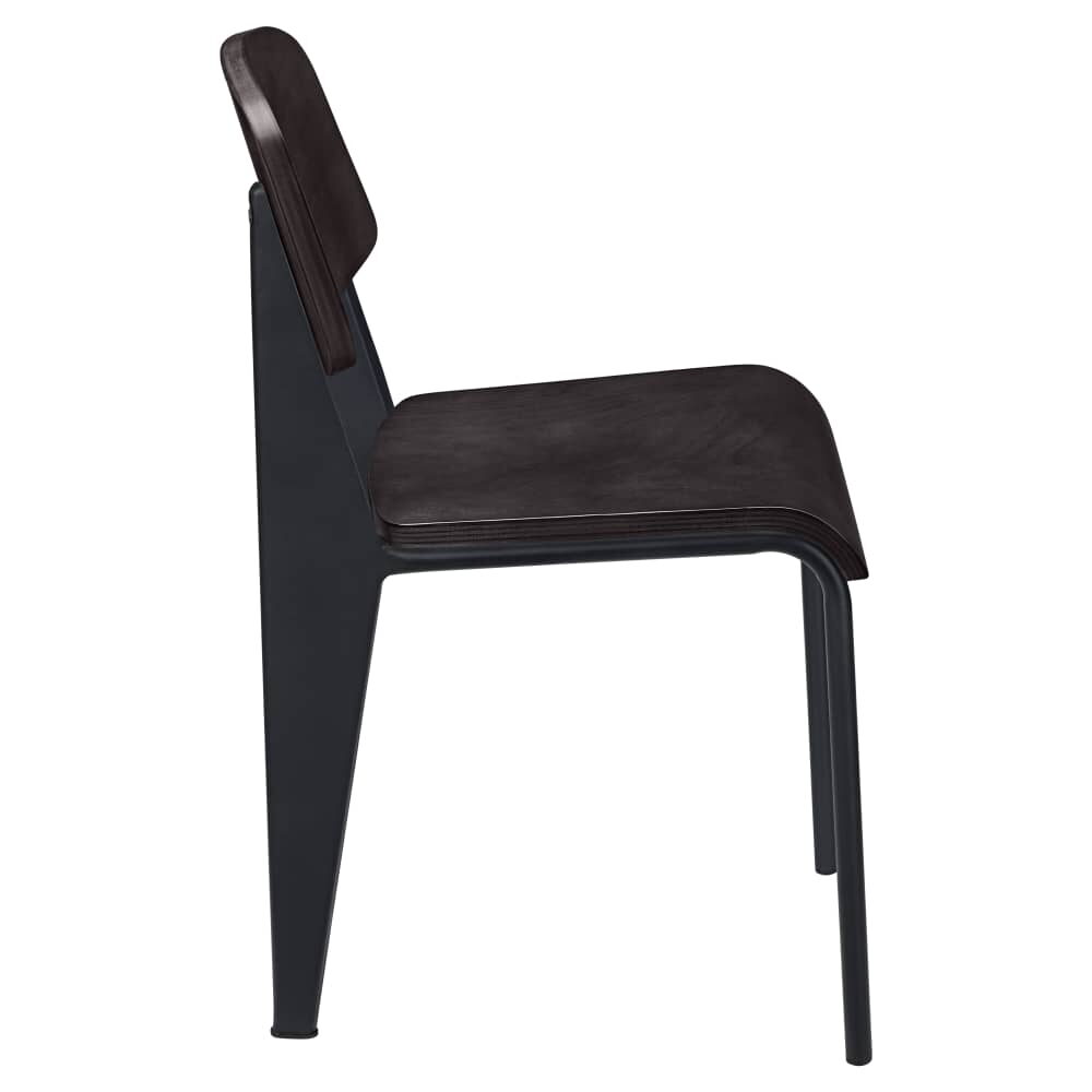 Wood Back Metal Nico Chair