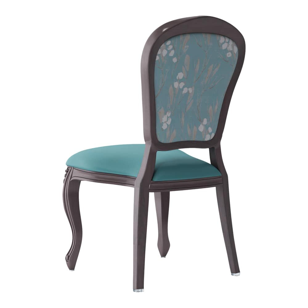 Upholstered Aluminum Cecile Lounge Style Chair